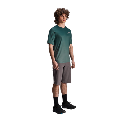 Maglia ALPINESTARS A-DURA RISE Maniche Corte Verde