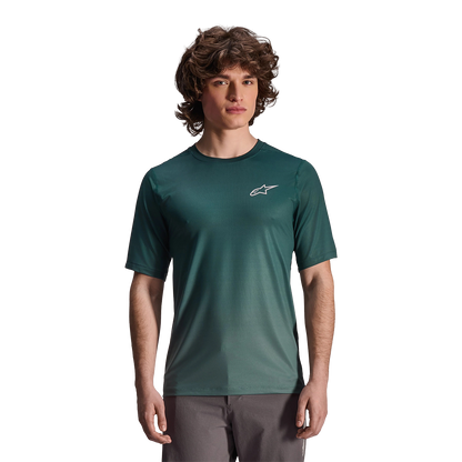 Maglia ALPINESTARS A-DURA RISE Maniche Corte Verde