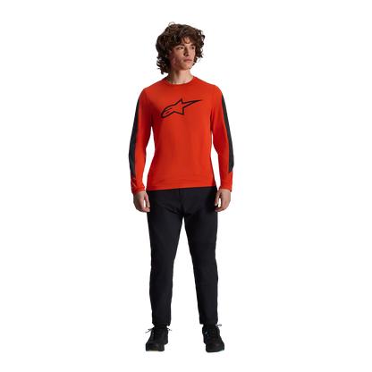 Maillot ALPINESTARS A-DURA INSET ASTAR Maniche Lunghe Arancione