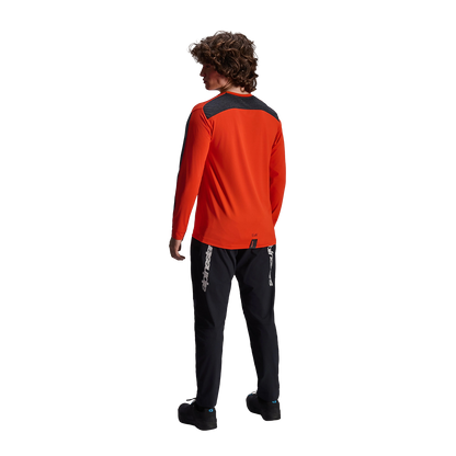 Maillot ALPINESTARS A-DURA INSET ASTAR Maniche Lunghe Arancione