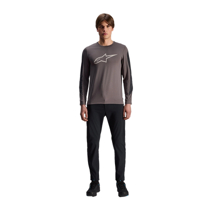 Maglia ALPINESTARS A-DURA INSET ASTAR Maniche Lunghe Grigio