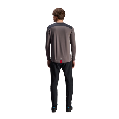 Maglia ALPINESTARS A-DURA INSET ASTAR Maniche Lunghe Grigio