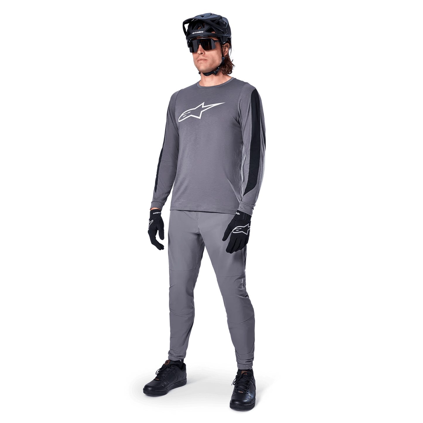 Maglia ALPINESTARS A-DURA DRI ASTAR manica lunga grigio scuro