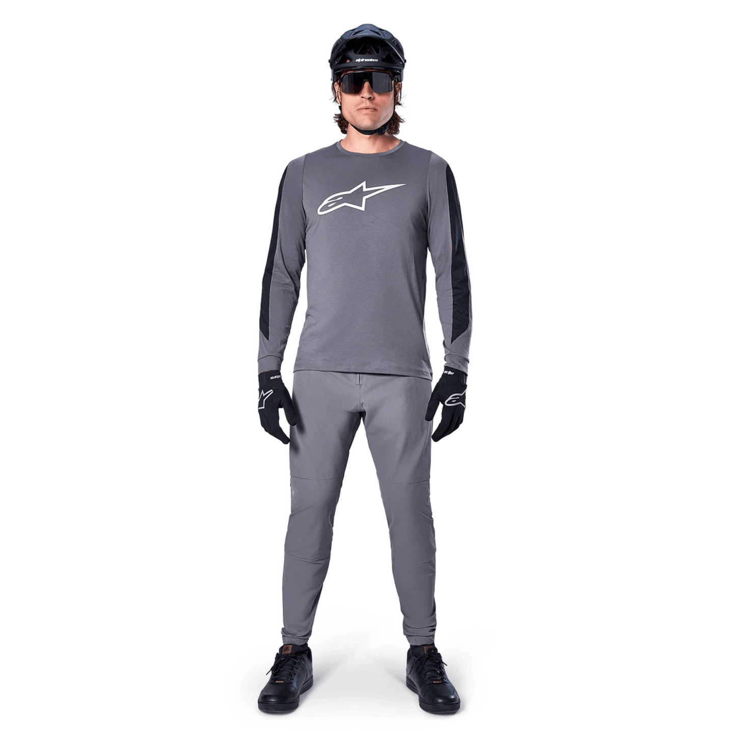 Maglia ALPINESTARS A-DURA DRI ASTAR manica lunga grigio scuro