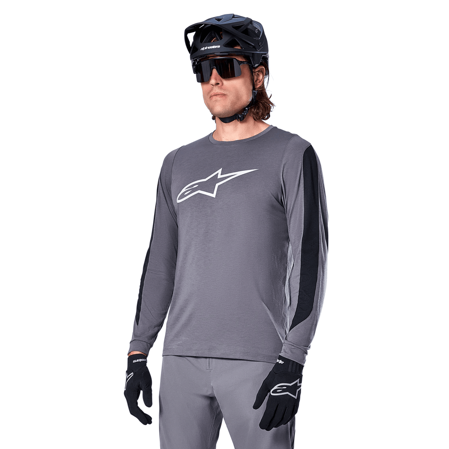 Maglia ALPINESTARS A-DURA DRI ASTAR manica lunga grigio scuro