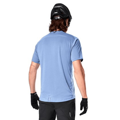 Maglia ALPINESTARS A-DURA ASTAR Maniche Corte Blu