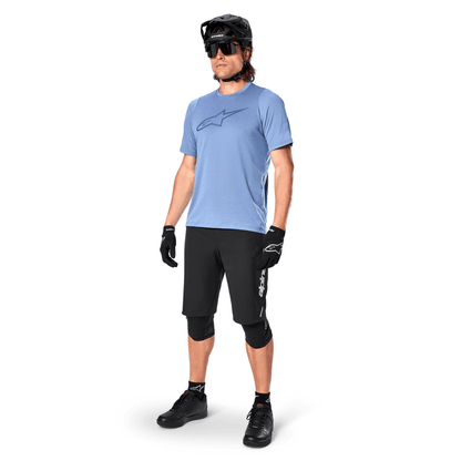 Maglia ALPINESTARS A-DURA ASTAR Maniche Corte Blu