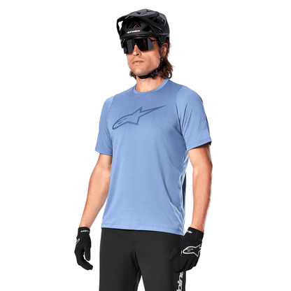 Maglia ALPINESTARS A-DURA ASTAR Maniche Corte Blu