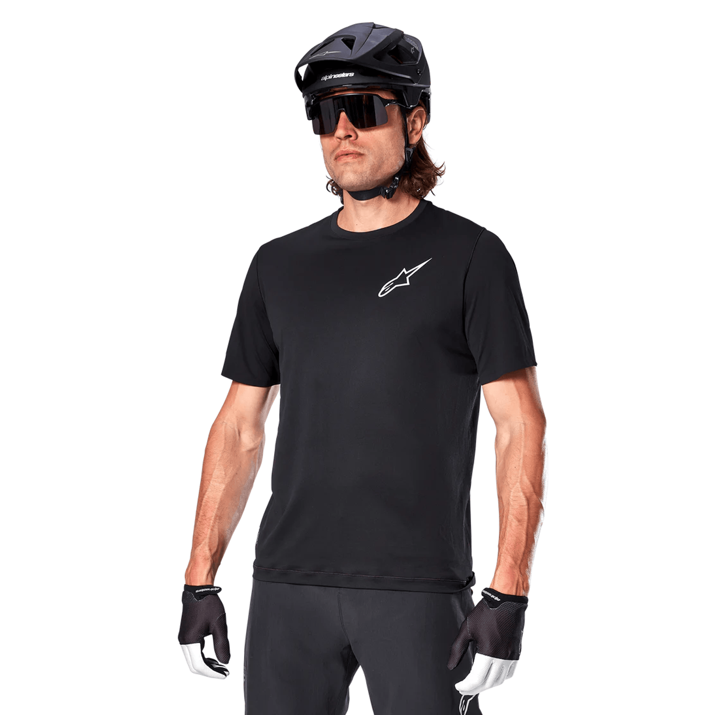 Maglia ALPINESTARS A-ARIA ASTAR manica corta Nera