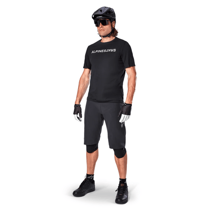 Maglia ALPINESTARS A-ARIA SWITCH Maniche Corte Nero