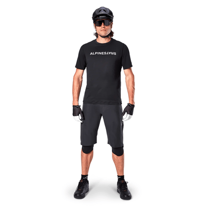 Maglia ALPINESTARS A-ARIA SWITCH Maniche Corte Nero