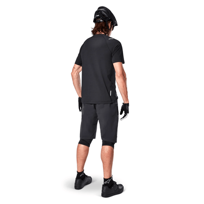 Maglia ALPINESTARS A-ARIA SWITCH Maniche Corte Nero
