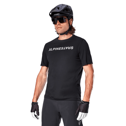 Maglia ALPINESTARS A-ARIA SWITCH Maniche Corte Nero