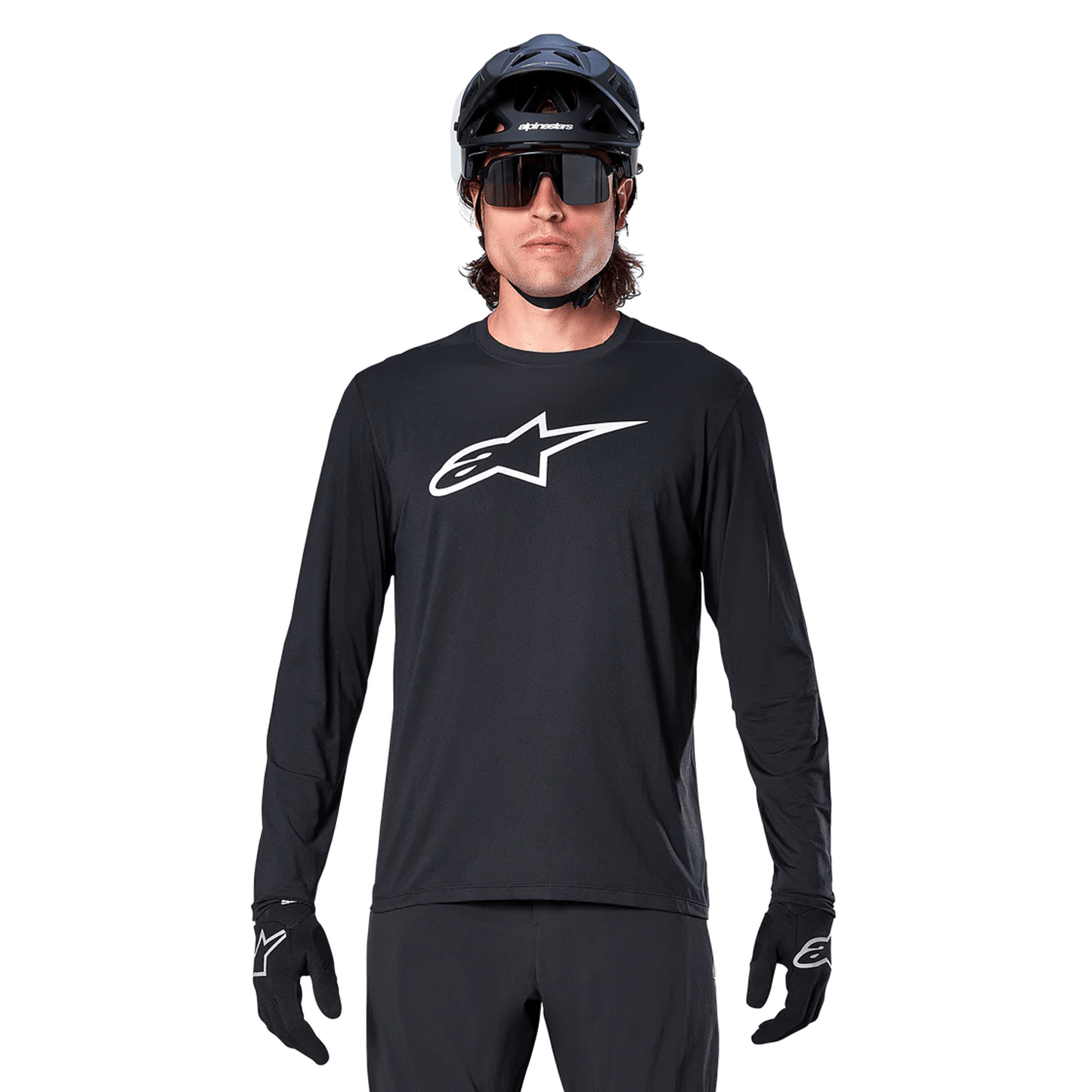 Maglia ALPINESTARS A-DURA ASTAR manica lunga Nera