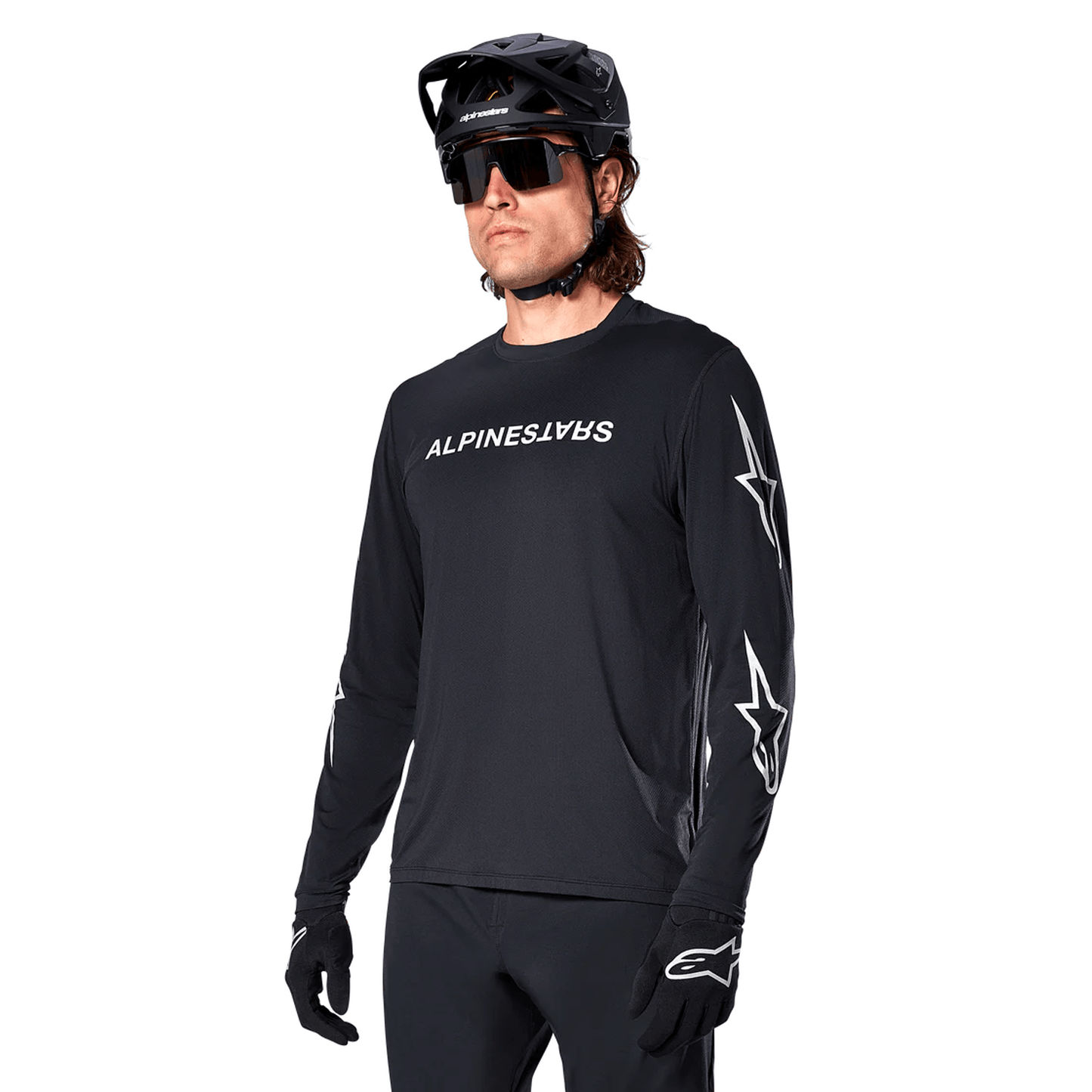 Maglia ALPINESTARS A-DURA SWITCH manica lunga Nera