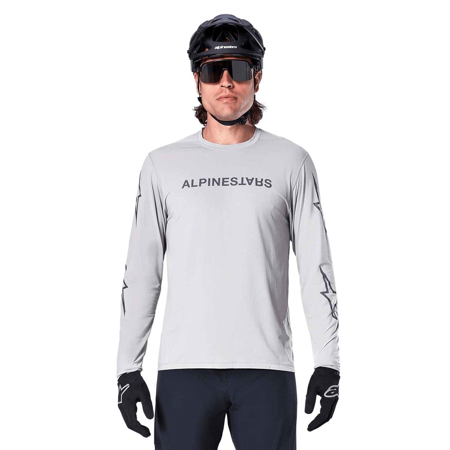 Maglia ALPINESTARS A-DURA SWITCH manica lunga grigio chiaro