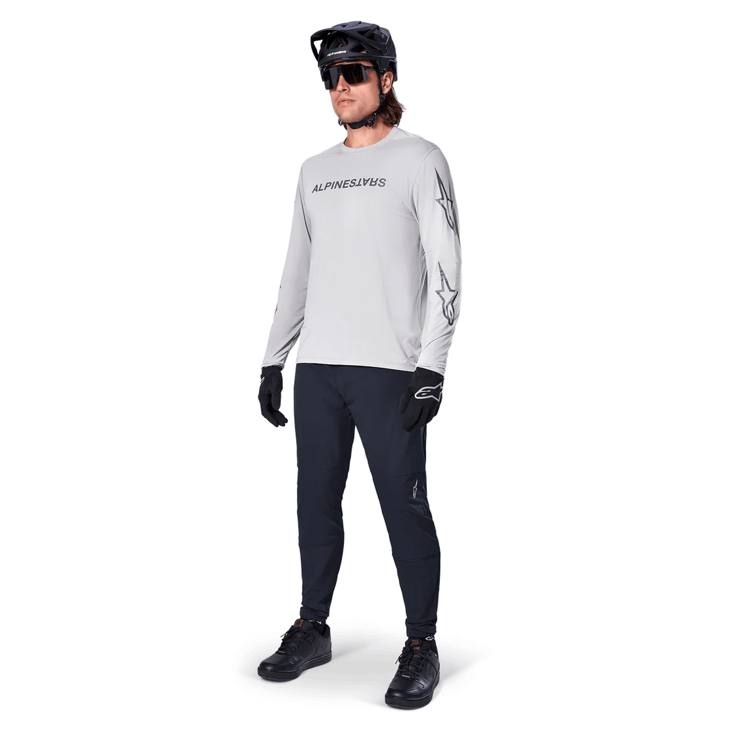 Maglia ALPINESTARS A-DURA SWITCH manica lunga grigio chiaro