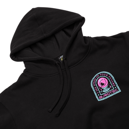Felpa con Cappuccio BURGTEC TARROT HOODIE Nero