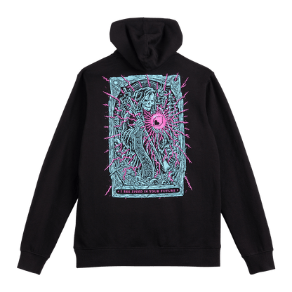 Felpa con Cappuccio BURGTEC TARROT HOODIE Nero
