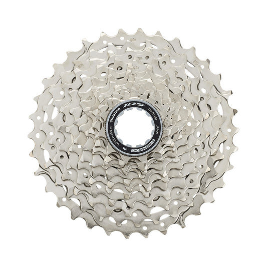 Cassetta 12 velocità SHIMANO 105 CS-R7101 – foto principale su sfondo bianco
