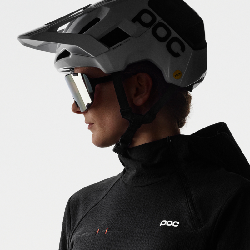 POC KORTAL RACE MIPS Casco MTB Bianco/Nero Opaco