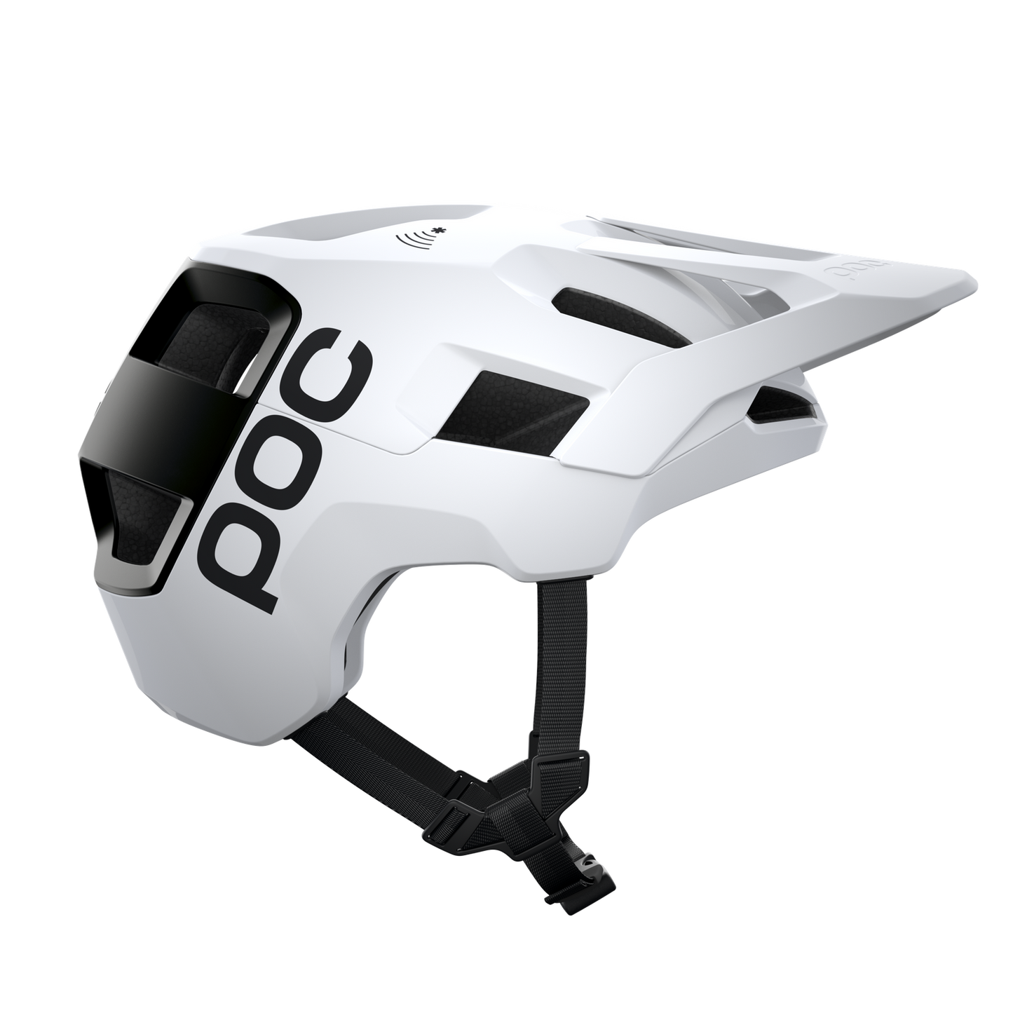 POC KORTAL RACE MIPS Casco MTB Bianco/Nero Opaco