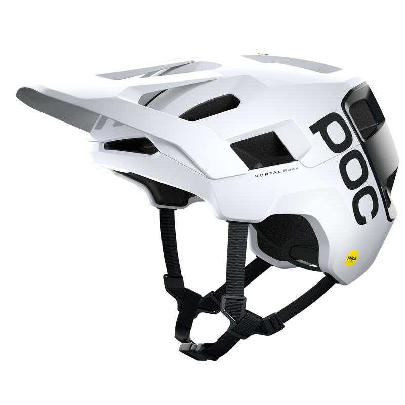 POC KORTAL RACE MIPS Casco MTB Bianco/Nero Opaco