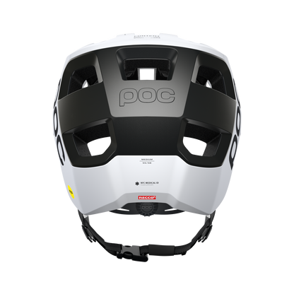 Casco MTB POC KORTAL RACE MIPS Bianco/Nero Opaco
