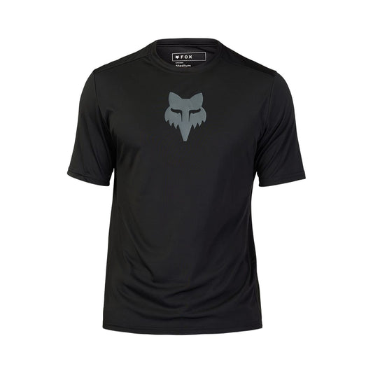 Maglia a maniche corte FOX RANGER LAB HEAD nera