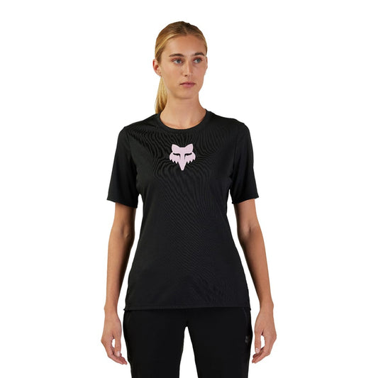 Maglia a maniche corte FOX RANGER da donna Nera