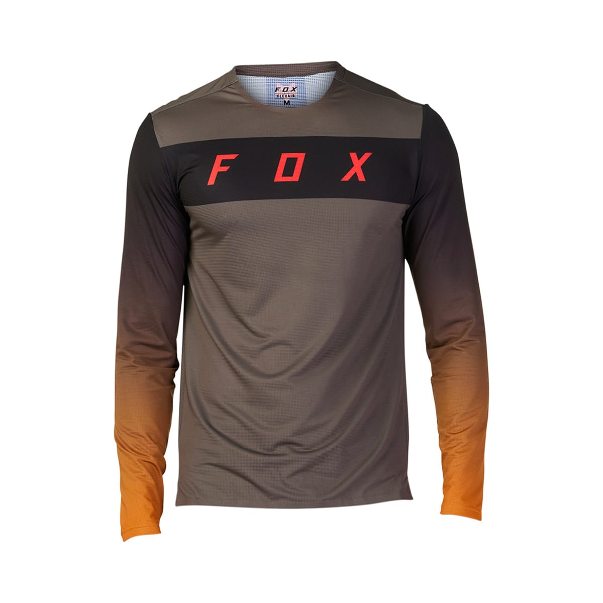 Maglia FOX FLEXAIR ARCADIA manica lunga Grigia/Marrone