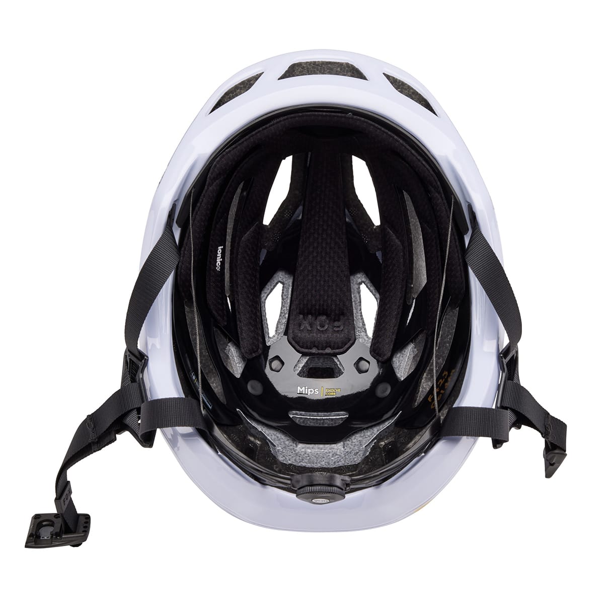 Casco Gravel FOX CROSSFRAME PRO MIPS SOLIDS Bianco