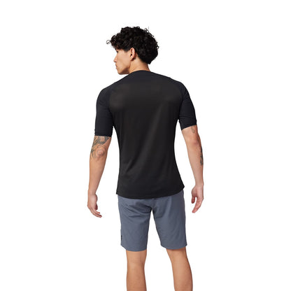 Maillot FOX FLEXAIR ASCENT Maniche Corte Nero