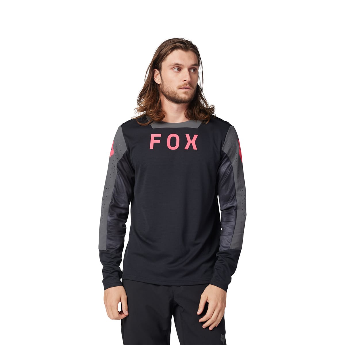 Maglia a maniche lunghe FOX DEFEND TAUNT Nera