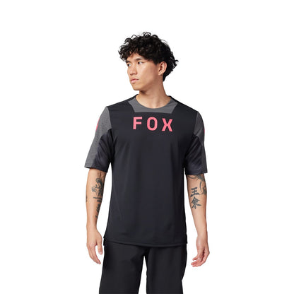 Maglia FOX DEFEND TAUNT Maniche Corte Nera