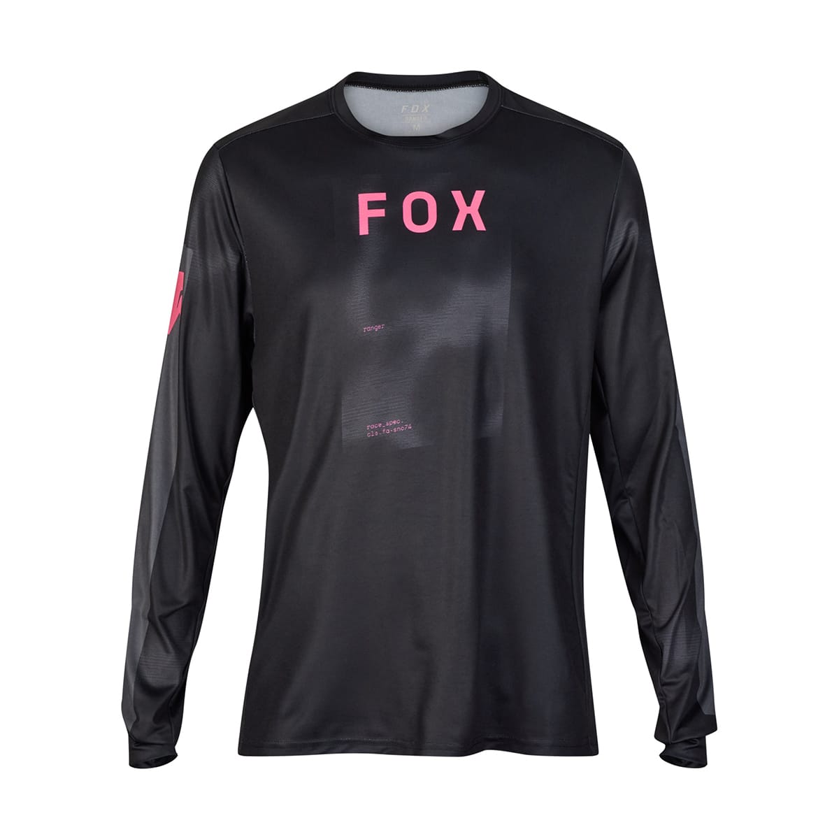 Maglia a maniche lunghe FOX RANGER TAUNT Nera