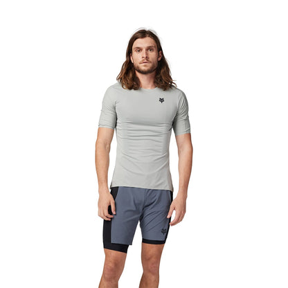 Maglia FOX FLEXAIR ASCENT Maniche Corte Grigio