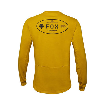 Maglia FOX RANGER DR MD Maniche Lunghe Senape 2024