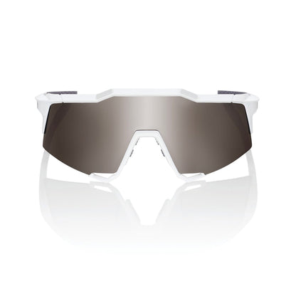 Occhiali 100% SPEEDCRAFT Bianco Opaco Hiper Mirror Argento