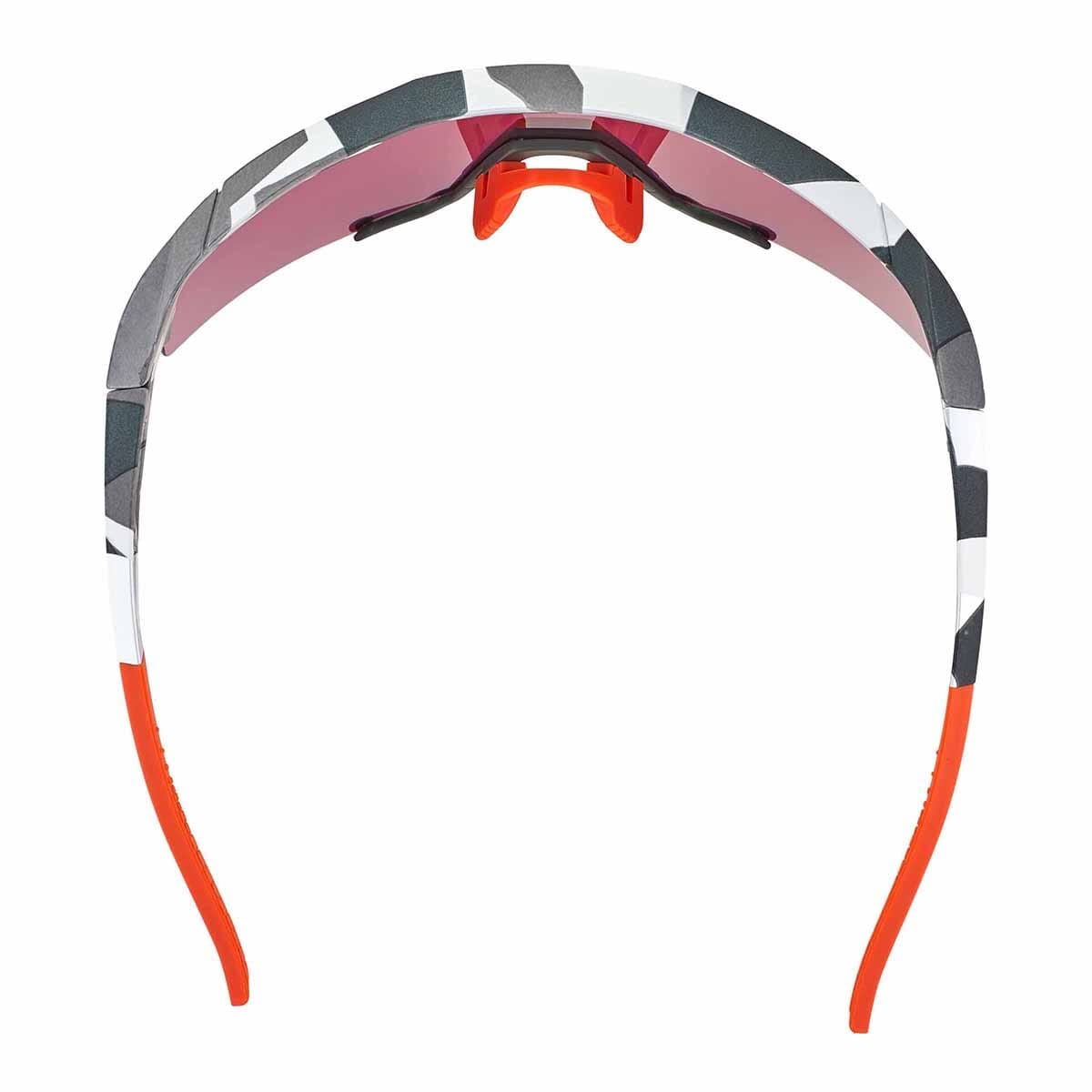 Lunettes 100%  SPEEDCRAFT SOFT Blanc/Gris Hiper Mirror Rouge