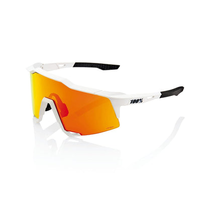 Occhiali 100% SPEEDCRAFT SOFT Bianco Hiper Mirror Rosso