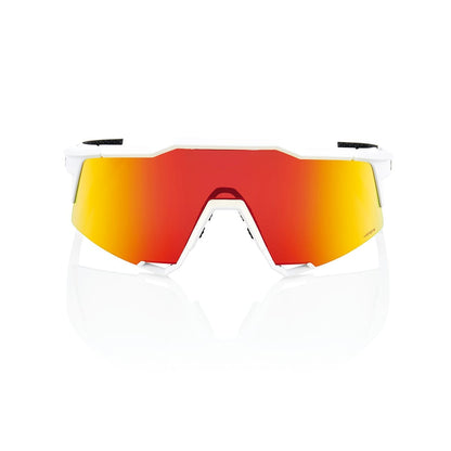 Occhiali 100% SPEEDCRAFT SOFT Bianco Hiper Mirror Rosso