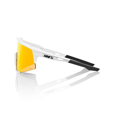 Occhiali 100% SPEEDCRAFT SOFT Bianco Hiper Mirror Rosso