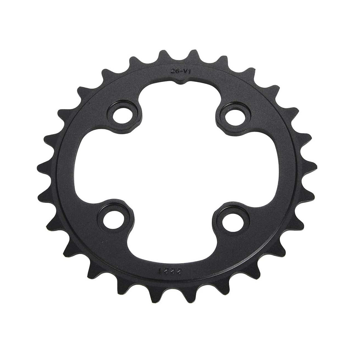 Corona interna SRAM MTB 64BCD 10 velocità, 4 fori, 64 mm — vista della corona su sfondo bianco