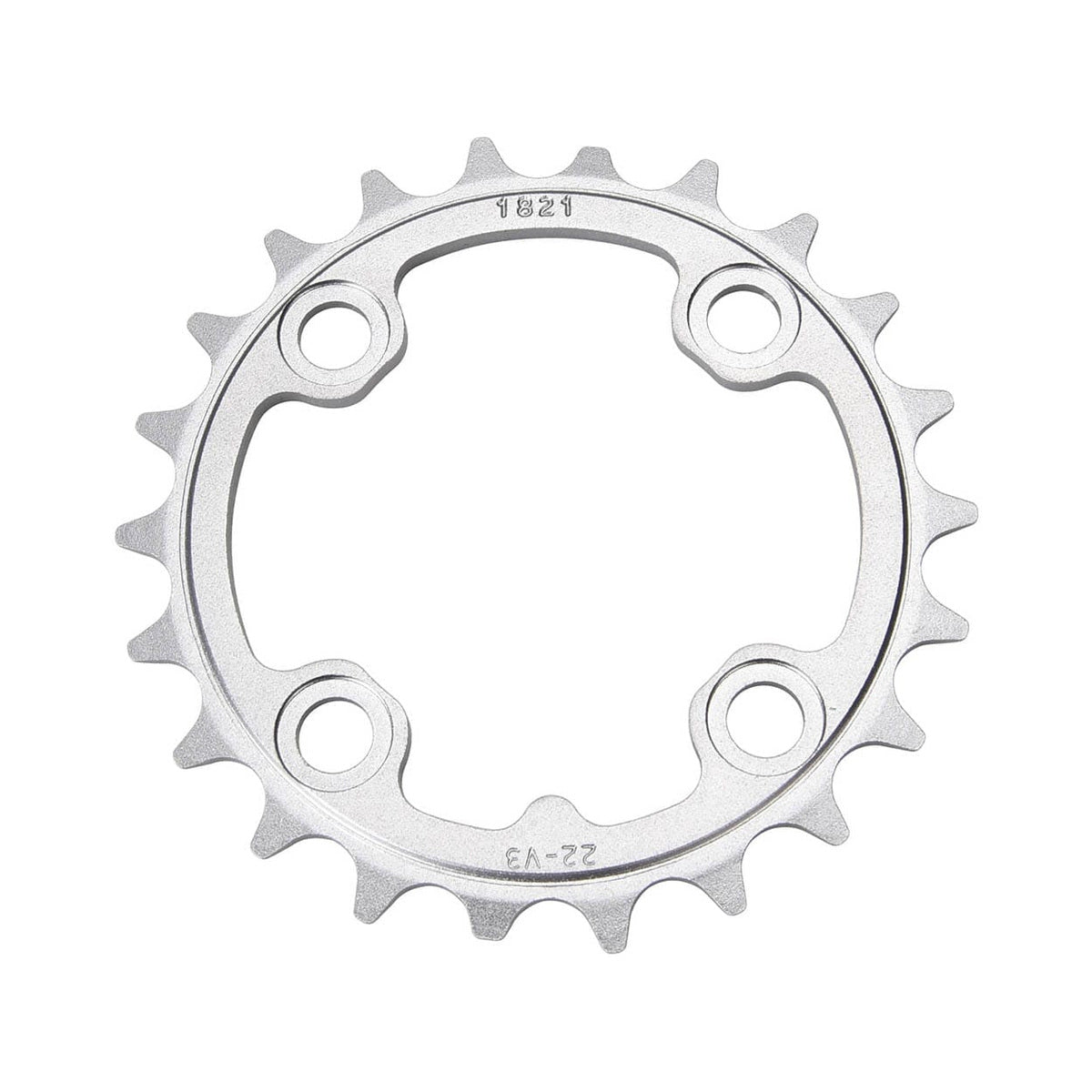 Corona interna SRAM MTB 64BCD V3 TUNGSTEN 9 velocità a 4 fori da 64 mm — vista della corona su sfondo bianco