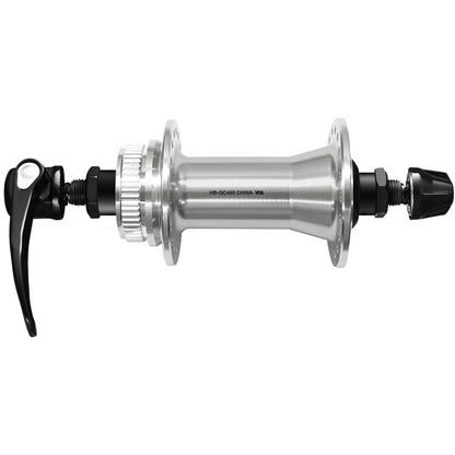 Mozzo Anteriore SHIMANO CUES HB-QC400 - Edizione Polished Silver
