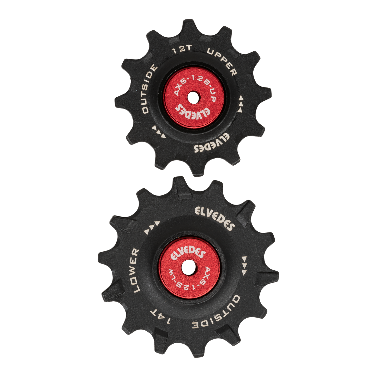 ELVEDES SRAM RED/FORCE 1x12 + 1x14 Kit di gabbie per deragliatori ibridi in ceramica