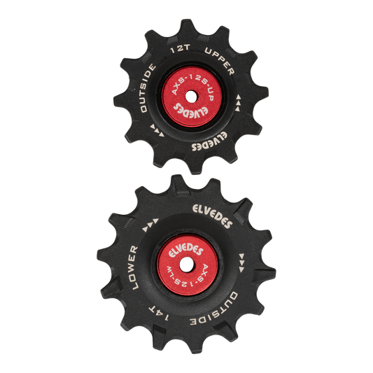 ELVEDES SRAM RED/FORCE 1x12 + 1x14 Kit di gabbie per deragliatori ibridi in ceramica