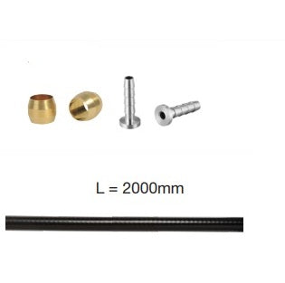 Kit tubi idro 2m ELVEDES per SHIMANO SM-BH 90 + ricambi