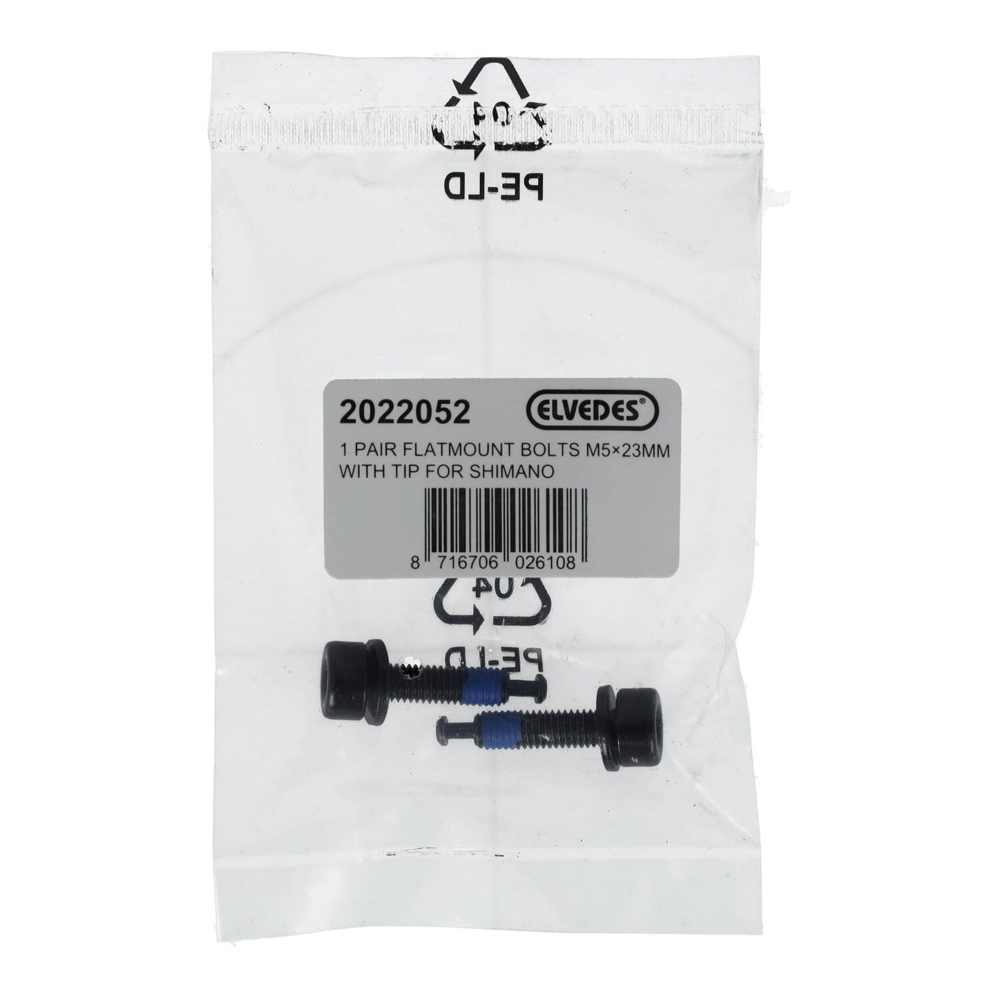 ELVEDES FM Shimano M5x23 Tipo C Vite di montaggio della pinza posteriore